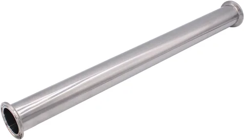 Miniatura 7 de Dernord - Tubo de bobina sanitaria con extremos de abrazadera, tubo redondo liso de acero inoxidable 304 con abrazadera triple de 3.81 cm