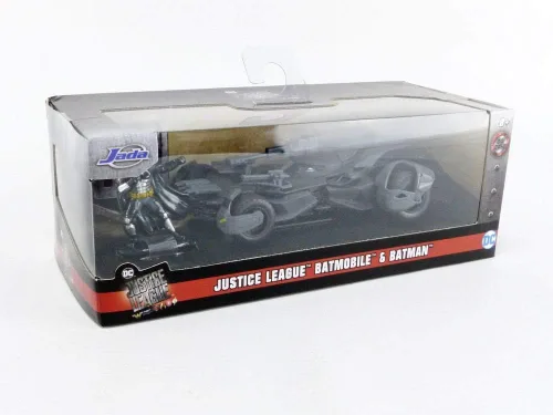 Miniatura 9 de Jada Juguetes DC Comics Justice League Batman & Batmobile 1:32 Die - Vehículo fundido con figura