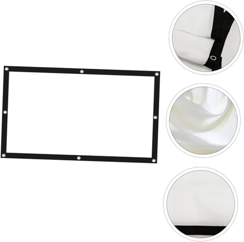 Miniatura 9 de BESPORTBLE Portable Foldable Projector Screen HD Projection Movie Screen for Open-Air Theater Home Theater Classroom Office Conference Presentations