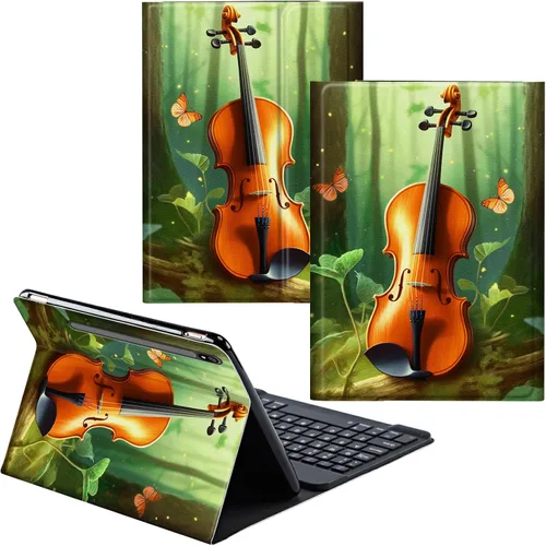 Miniatura 83 de Funda para Samsung Galaxy Tab S6 Lite 2022/2020 Teclado Inalámbrico Desmontable y Cubierta De Soporte De Cuero PU Funda Protectora Para Samsung