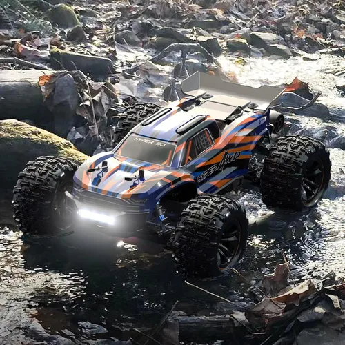 Miniatura 6 de HYPER GO H16DR - Auto a control remoto rápido a escala 1:16 listo para correr, Monster Truck RC de alta velocidad y saltos, coches RC todo terreno