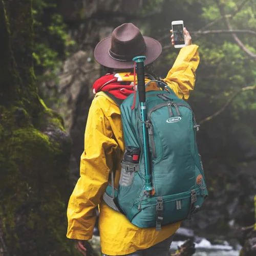 Miniatura 6 de Mochila G4Free de 11 gal para uso en exteriores, campamento, alpinismo, senderismo con funda para lluvia. Verde oscuro01