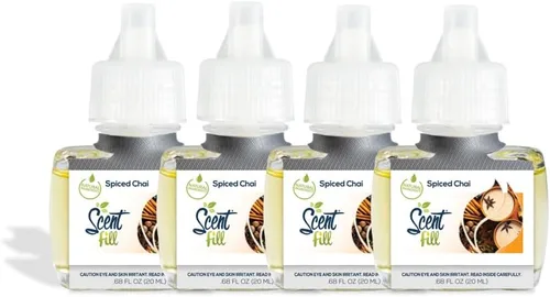 Miniatura 38 de Scent Fill Ambientador enchufable de pachulí de vainilla, 4 recambios de aceite perfumado