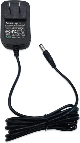 Miniatura 2 de MyVolts Adaptador de fuente de alimentación de 9 V compatible con teclado Casio CTK-531 - Enchufe de EE. UU