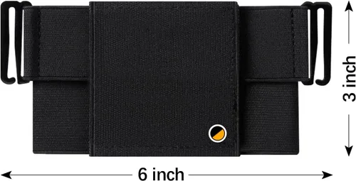 Miniatura 5 de Zerone - Cartera invisible, unisex, invisible, deportiva, para mujeres y hombres, bolsa ultraligera para tarjetas y teléfono 2023 (M: 6.102 in)