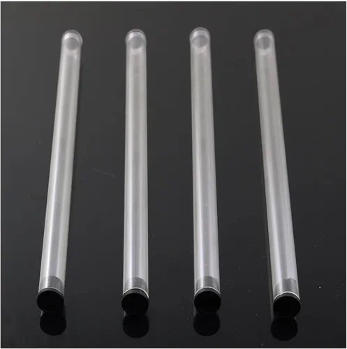 Miniatura 2 de PZRT 4 unids Agujas de Coser Contenedor de Aguja de Plástico Transparente Contenedor de Almacenamiento Herramienta de Costura 0.472x7.874 in