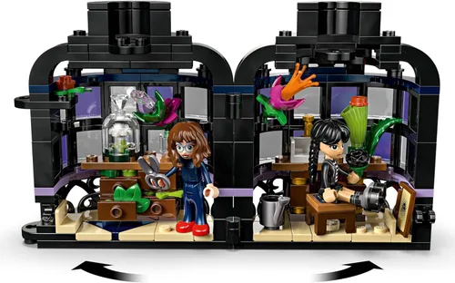 Miniatura 3 de LEGO Wednesday - Juguete de construcción de flores de dalia negra, juego de simulación para niñas y niños, a partir de 9 años, con Minidolls