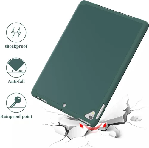 Miniatura 5 de Funda para iPad de 6ª/5ª generación de 9.7 pulgadas (2018/2017), iPad Air 2 y 1 (2014/2013), funda protectora con soporte para lápices, funda