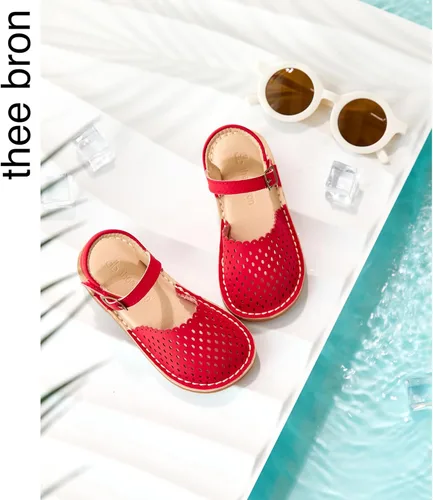 Miniatura 69 de THEE BRON Sandalias cómodas para niñas, zapatos para niños, sandalias rellenas