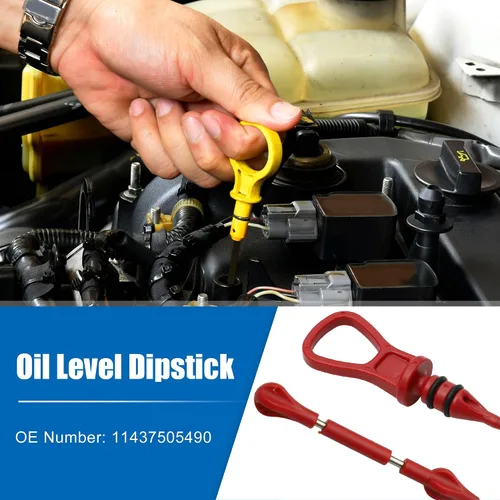 Miniatura 3 de uxcell Varilla de nivel de aceite de motor para BMW Serie 3 E46 1998-2005 No.11437505490 1 unids