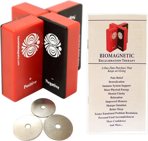 Miniatura 8 de SaveMeMagnets - Kit de bienestar de biomagnetismo 10 imanes de grado terapéutico e guía ilustrada Imán de bricolaje para el cuidado personal