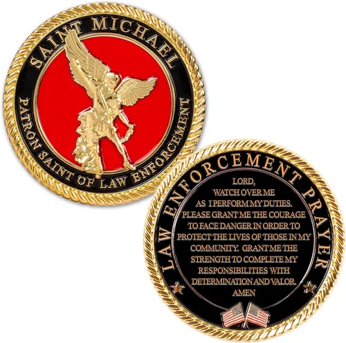 Miniatura 7 de Moneda de Oración de las Fuerzas Armadas de la Fuerza Aérea - Moneda de Desafío del Valor de la USAF - Regalos para la Fuerza Aérea - Negocio Usmc