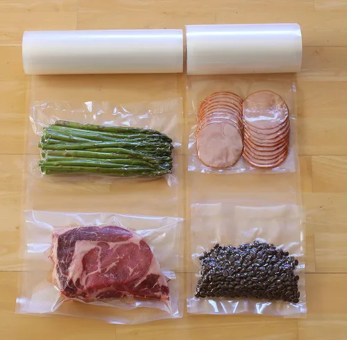 Miniatura 2 de Simple Houseware Bolsas selladoras al vacío de 8" x 16' Sous Vide Roll, paquete de 3