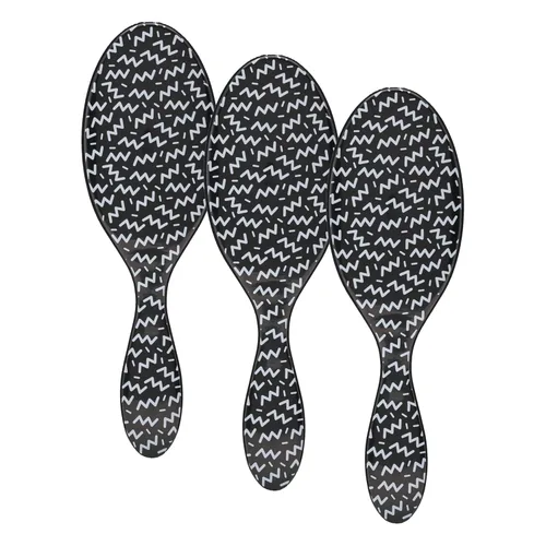 Miniatura 33 de Wet Brush Cepillo desenredante original, cebra, safari, todo tipo de cabello, cerdas ultrasuaves que se deslizan por los nudos con facilidad, peine