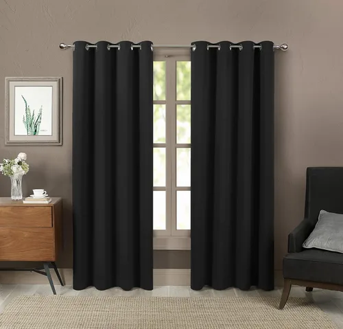 Miniatura 4 de SARO LIFESTYLE Cortinas opacas para ventana (juego de 2)