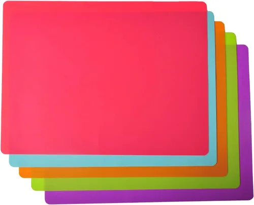 Manteles individuales para niños, manteles individuales de silicona para mesa de comedor, cocina, tapete de comedor impermeable para niños pequeños,