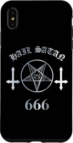 Miniatura 11 de iPhone 16 Upside Down Cross Satanic Pentagram Hail Satan 666 Case