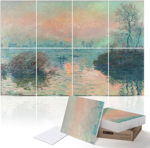 Miniatura 30 de PINWELIFE® Paneles acústicos para pared, paneles absorbentes a prueba de sonido, para el hogar y la oficina, amortiguadores decorativos absorbentes