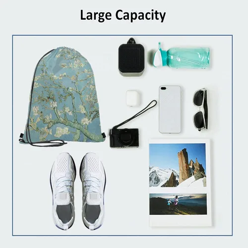 Miniatura 3 de Bolsas de cordón de arte abstracto Bolsa de mochila Bolsa de gimnasio Bolsa de cordón, Multi-a198, Mochilas de viaje