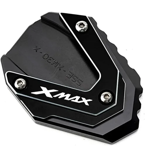 Miniatura 5 de WONANG Motorcycle Side Stand pad for Y&AMAHA Xmax 300 2023 Xmax 125 250 400 X-MAX300 Motorcycle CNC Side Stand Enlarger Kickstand Pad (Color : 1)