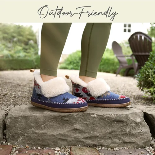 Miniatura 5 de Dearfoams Alpine Moritz - Pantuflas para mujer con soporte de arco para exteriores