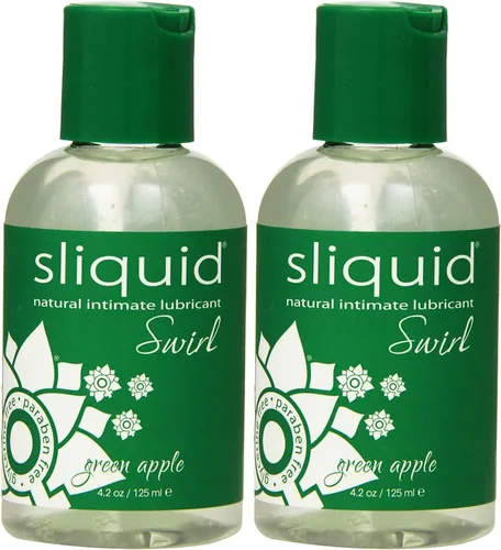 Miniatura 3 de Lubricantes Sliquid Swirl Glide íntimo natural, Sabor a mora y higo, 4.2 onzas