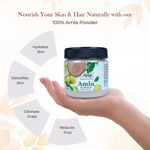 Miniatura 3 de Polvo de amla 100% natural (3.53 onzas) de grosella espinosa india (amalaki) Suplemento herbario en polvo Amla seco rico en vitamina C en polvo