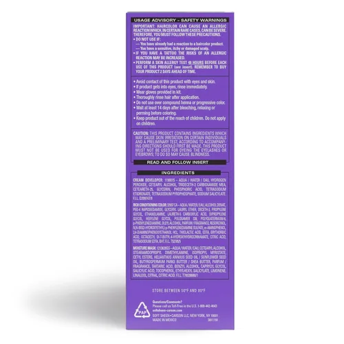 Miniatura 5 de SoftSheen-Carson Dark and Lovely Fade Resist - Tinte acondicionador para el cabello, color rico y permanente, negro intenso 371 Negro azabache 371