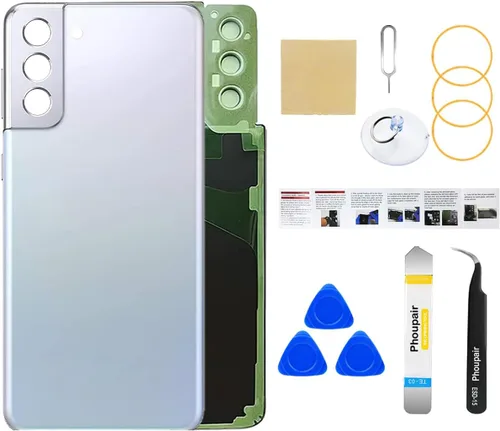 Miniatura 13 de Reemplazo de cristal trasero para Samsung Galaxy S24 con kit de herramientas de reparación profesional (Amber Yellow)