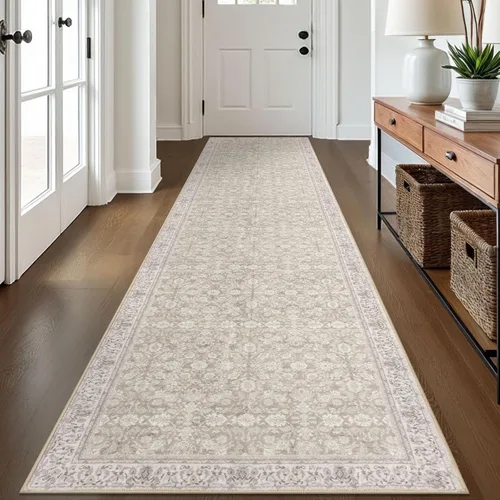 Miniatura 110 de SIILOOM Alfombra antideslizante de pasillo moderna de 2 x 5, súper suave, para pasillos, decoración para cocina, alfombras para pasillos sin 2-Verde