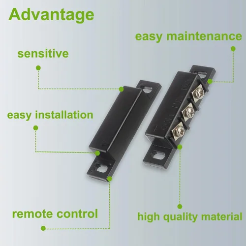 Miniatura 6 de Interruptor magnético de láminas normalmente abierto y normalmente cerrado NC NO interruptor de proximidad magnético para alarma de puerta
