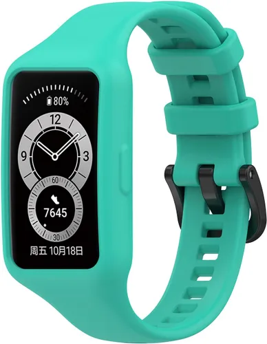Miniatura 9 de Senter Correa de repuesto de goma suave de liberación rápida para Huawei Band 7 Smart Watch 10 pzas
