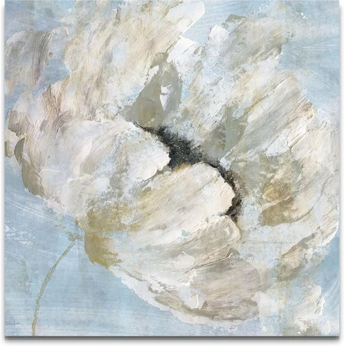 Wexford Home Azul Blanco Lienzo decorativo para pared, envuelto en galería, 10 x 10 pulgadas, azul blanco i