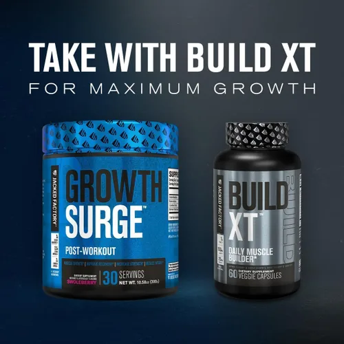 Miniatura 2 de Jacked Factory Growth Surge - Polvo de creatina para después del entrenamiento con L-carnitina, suplemento diario para desarrollar músculo