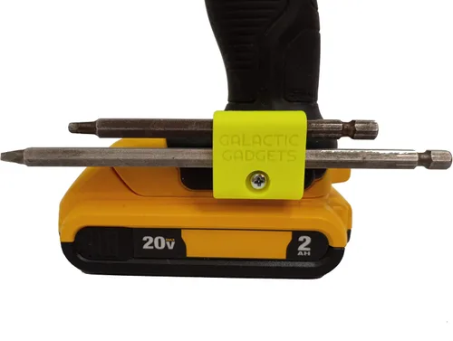 Miniatura 15 de Soporte magnético de broca larga para Dewalt 20V, sostiene de forma segura brocas largas y cortas - Galactic Gadgets (amarillo)