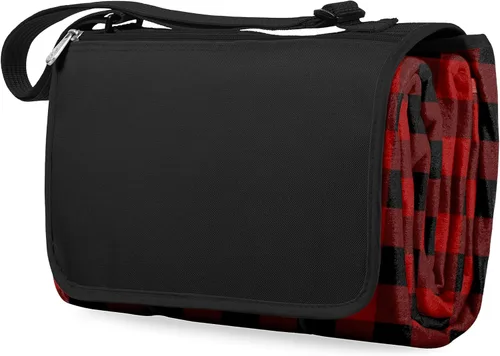 Miniatura 4 de PICNIC TIME Manta de picnic al aire libre, manta plegable de 59 x 51 pulgadas para playa y campamento con forro polar suave, parte inferior