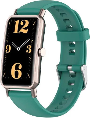 Miniatura 19 de Senter Banda de liberación rápida de silicona suave de 0.630 in para Huawei Watch Fit Mini Smart Watch Púrpura