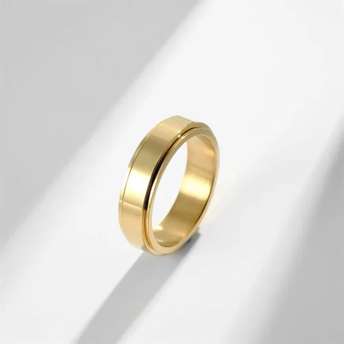 Miniatura 4 de LiFashion Anillos de nudo de bruja giratorios personalizados para hombres y mujeres, anillo de boda grabado con nombre personalizado, anillo