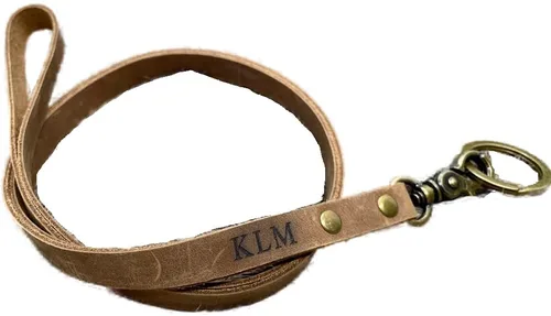 Cordones para insignias de identificación, cordones personalizados, cordón de cuero