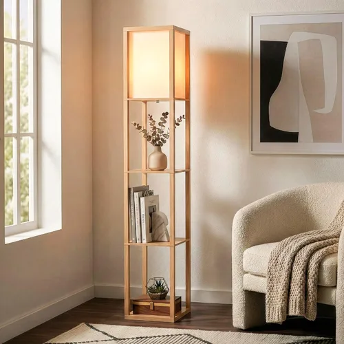 Miniatura 2 de Lámpara de pie Brightech, Maxwell de LED, MAXWELL-LED-NW Madera natural