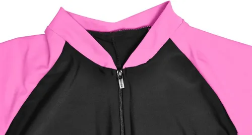 Miniatura 5 de BELLOO Traje de baño para mujer, de una pieza, de manga corta, protección solar