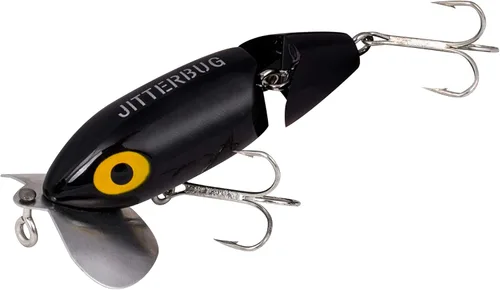 Miniatura 19 de Arbogast Jitterbug Topwater Bass - Señuelo de pesca para pesca nocturna Fire Tiger