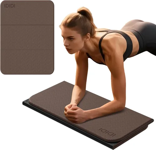 Miniatura 11 de Almohadilla de ejercicio plegable para gimnasio o uso doméstico, (1.2 x 14 x 24 pulgadas), extra gruesa y ancha, almohadilla multifuncional