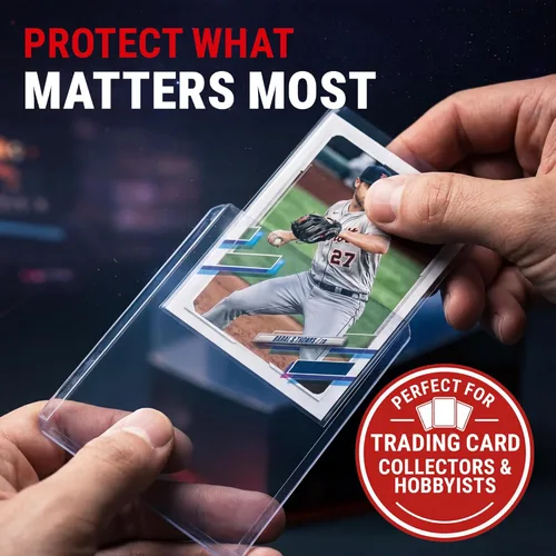 Miniatura 2 de Ultra PRO Cargadores superiores transparentes regulares de 3" x 4" para tarjetas con paquete de fundas para tarjetas tamaño estándar 200