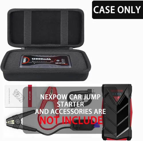 Miniatura 3 de Estuche Duro Aenllosi Compatible con Arrancador Nexpow 3000A 2025, Bolsa de Viaje para Paquete de Batería de Arranque Rápido Q10S y Accesorios
