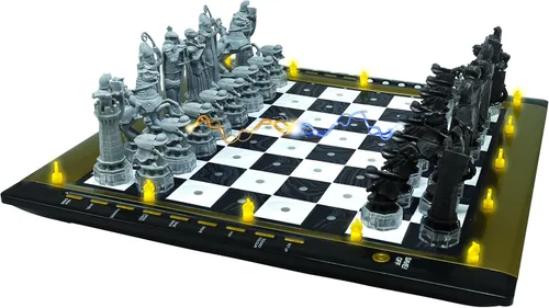 Miniatura 11 de Lexibook, Juego de ajedrez electrónico de viaje, 32 piezas, 64 niveles de dificultad, 1 a 2 jugadores, juego de estrategia, juego de mesa familiar