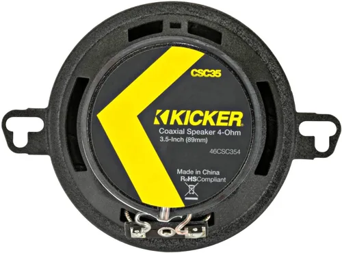 Miniatura 2 de KICKER 46CSC354 Serie CS CSC35 altavoces coaxiales de 3.5 pulgadas (89mm), 4 ohmios (par)