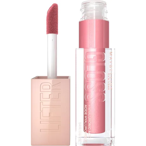 Miniatura 25 de Maybelline Lifter Gloss, Brillo de Labios Hidratante con Ácido Hialurónico, Alto Brillo para Labios Más Llenos, Perla, Perla Plateada Transparente