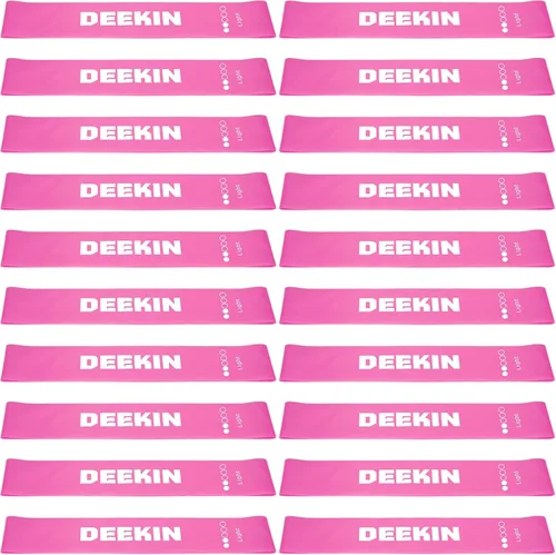 Miniatura 10 de Deekin 20 piezas de bandas de resistencia, bandas de bucle de resistencia para ejercicio, equipo de ejercicio, anillo elástico de tracción