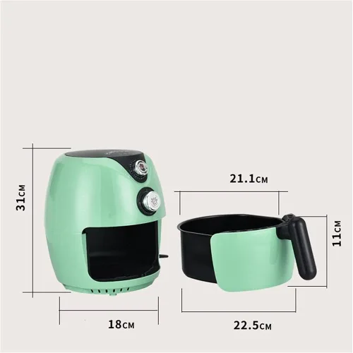 Miniatura 3 de Freidora de aire sin freidora de aceite Home-Health Freidora de aire de gran capacidad